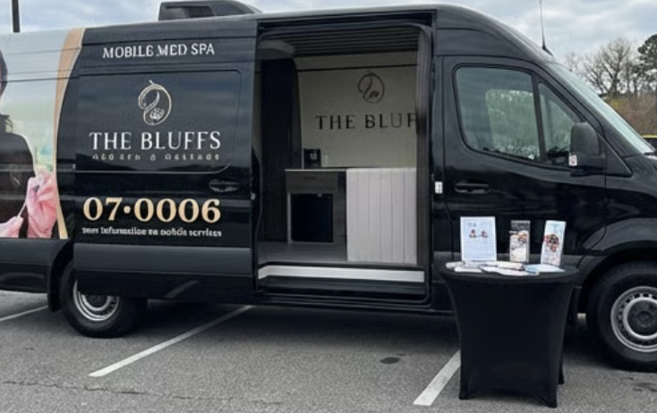 Mobile med spa interior